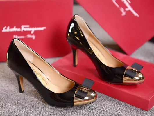 Ferragamo Shallow mouth kitten heel Shoes Women--020
